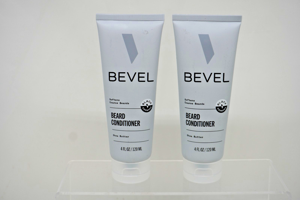 Lot of 2 Bevel Beard Conditioner Softens Course Beards 4 fl oz Each